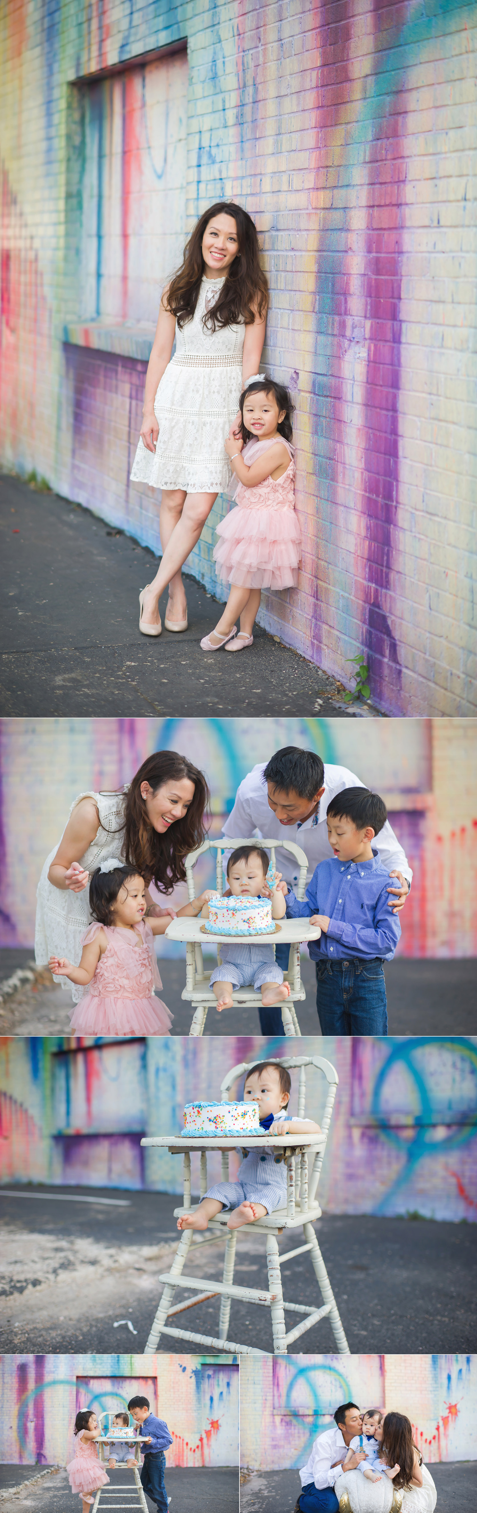 Cotton Candy Wall... Houston Photographer Family